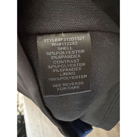 Fable Bodycon Dress Size‎ Large Black Blue White Aztec Print L - Picture 7 of 7